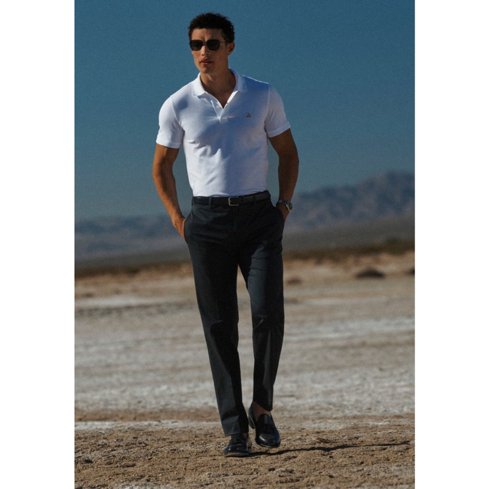Men's Brooks Brothers Navy Lightweight Advantage Chino Pants Waist 38
